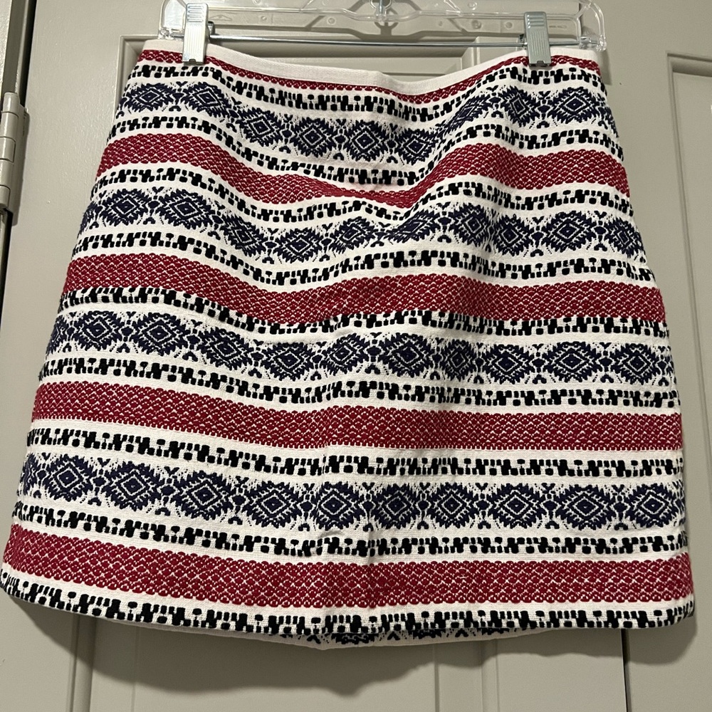 Madewell Knit Printed Mini Skirt